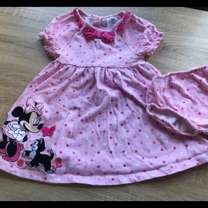 Minnie Mouse dress with diaper cover